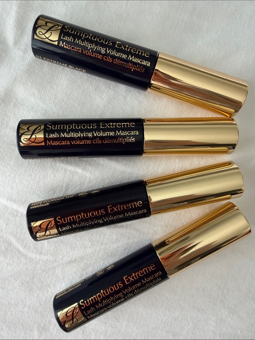 Sumptuous Extreme Lash Multiplying Volume  Mascara Travel Size, Set of 4